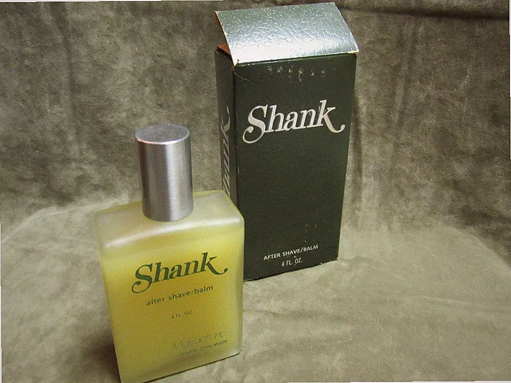1970's SHANK After Shave/Balm Marrach Inc Dayton Ohio Cologne Scent for Men/Man